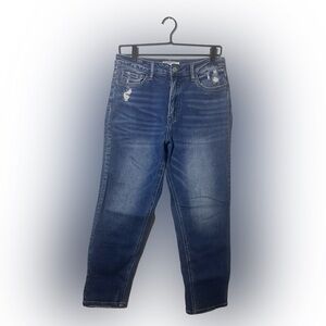 Womens Vervet High-rise Stretch Slim Straight Denim Jeans Size 29